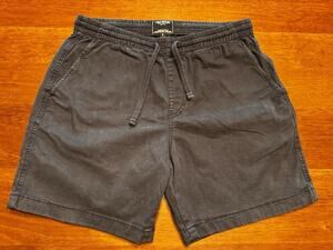 Todd Snyder Drawstring Shorts Cotton Solid Blue Small